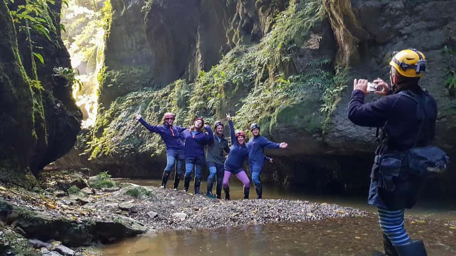 Waitomo: Guided Eco-Cave Tour - Two hours underground, with real rock and water