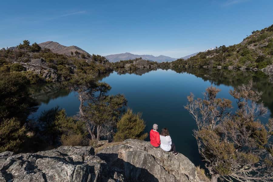 Wanaka: Water Taxi & Mou Waho Island Tour - Swimming in the Island Lake