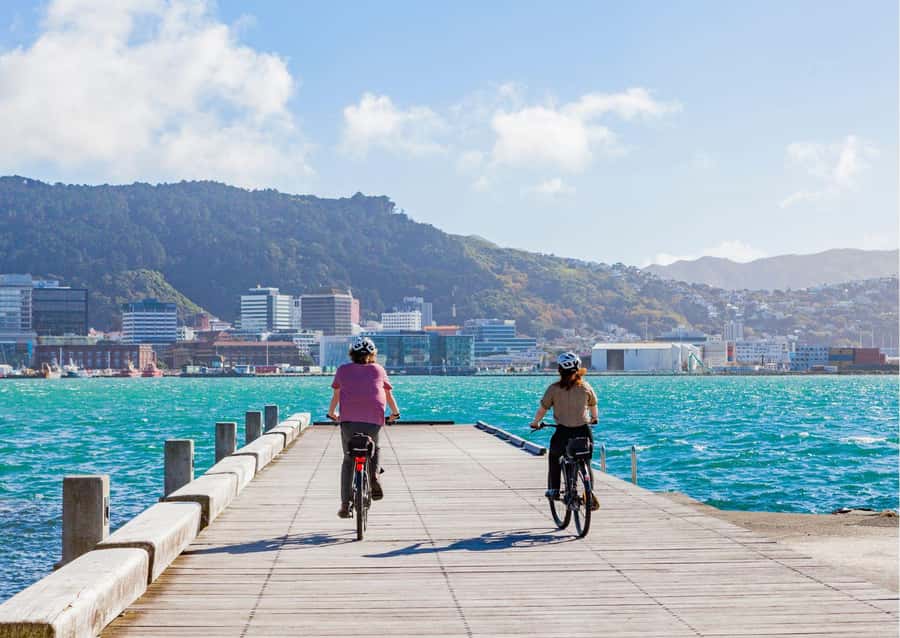 Wellington Electric Bike Rental - Picking up the bike on Herd Street