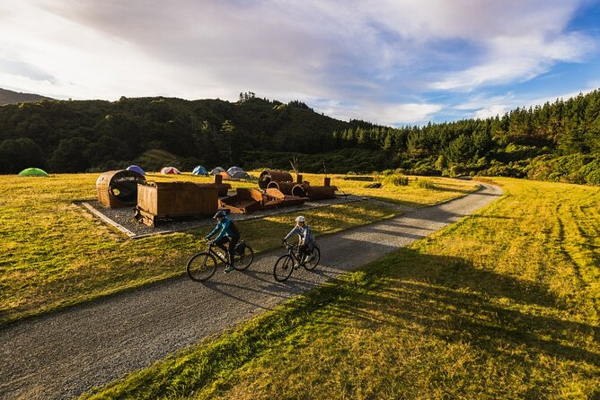 Wellington Remutaka Rail Trail eBike Cycle Tour - Descending toward Cross Creek and Featherston