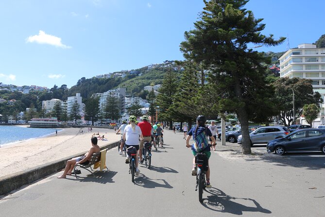 Wellington Self-Guided Electric Bike Tour - Oriental Bay starts the coastal ride