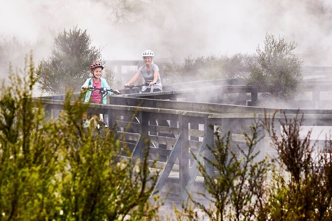 Whaka Geothermal Trails Self-Guided Tour - Following the marked paths through bush and steam