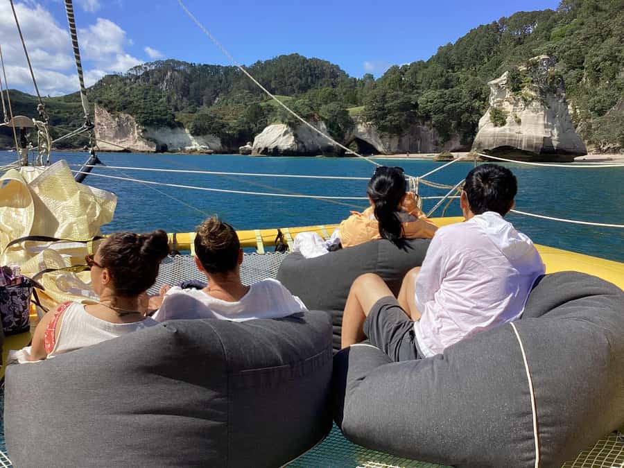 Whitianga: Sailing Trip to Cathedral Cove - Coffee, wine, fruit, and the small comforts